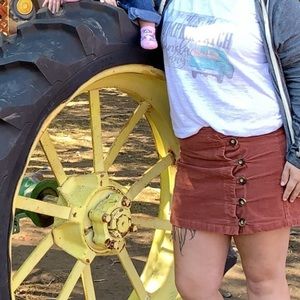 Cute Burnt Orange Skirt
